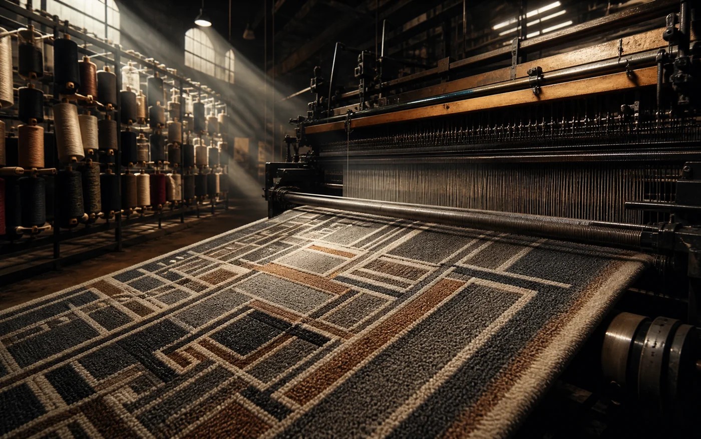 Measured Structure handmade rug study