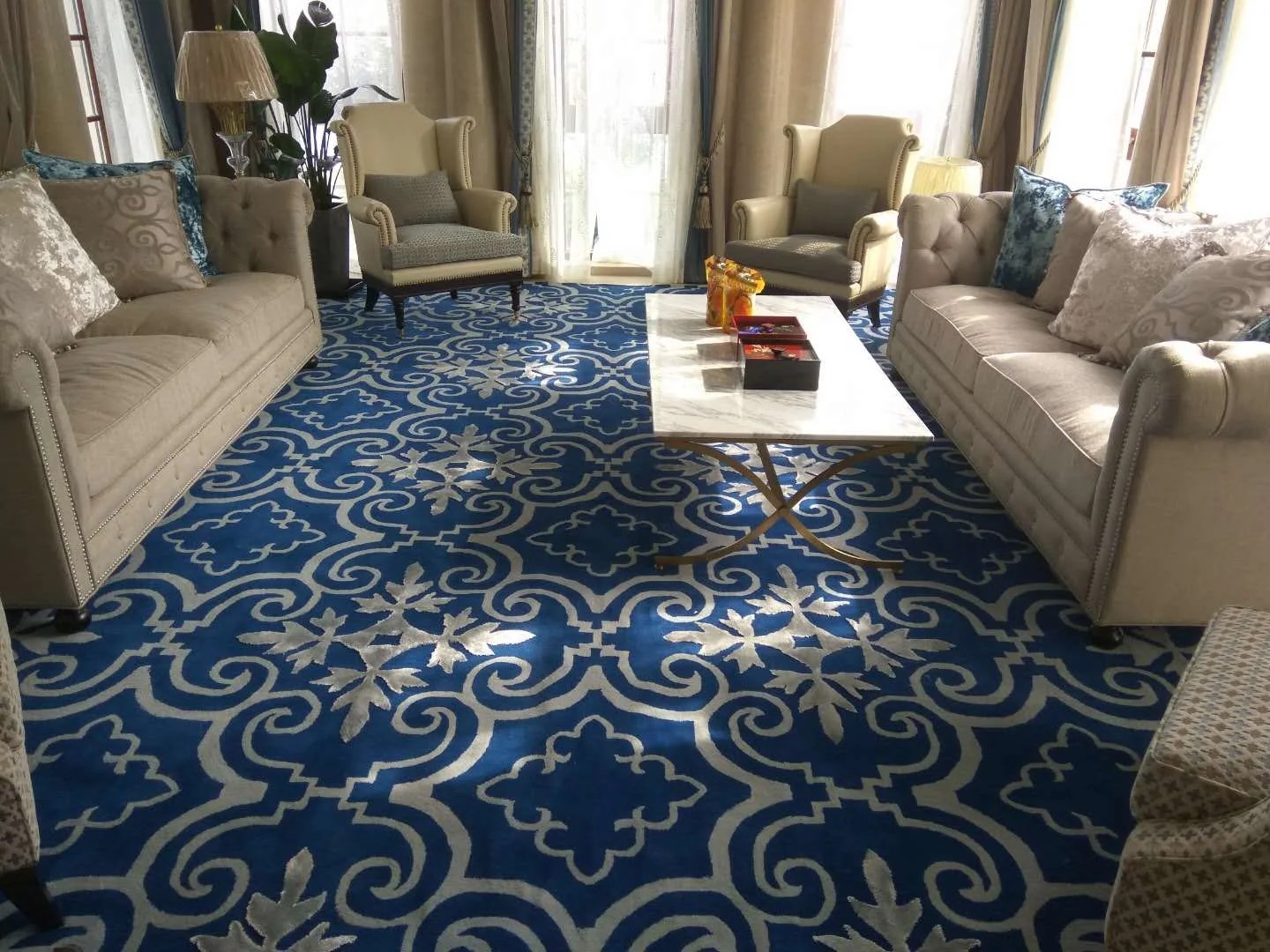Coastal Weft handmade rug study