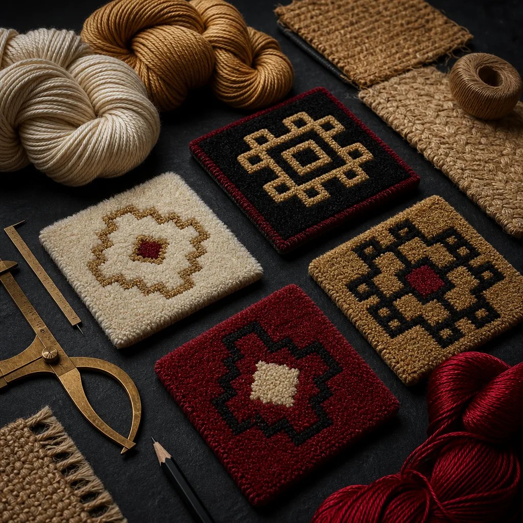 Quiet Loom handmade rug study
